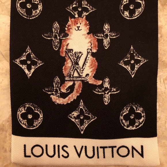 Louis Vuitton X Grace Coddington Catogram Scarf - Picture 3 of 4